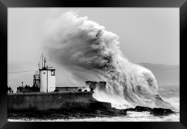 Natures Power Framed Print by Karl McCarthy