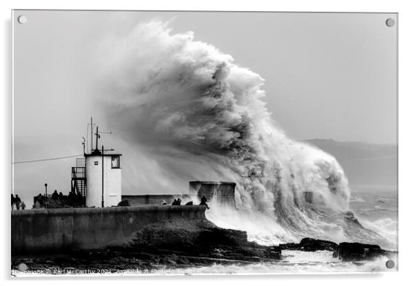 Natures Power Acrylic by Karl McCarthy