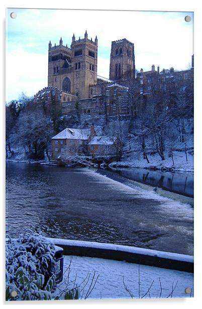 Durham Cathedral Acrylic by Dave Parkin