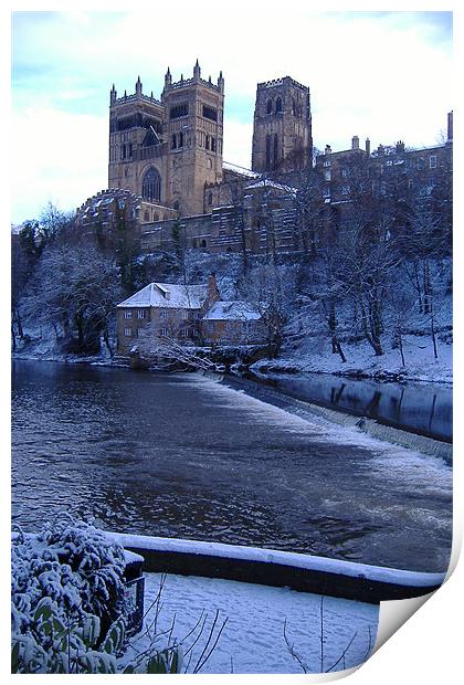 Durham Cathedral Print by Dave Parkin