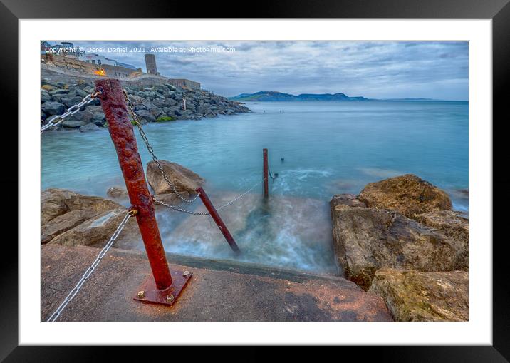 Step Into The Sea... Framed Mounted Print by Derek Daniel