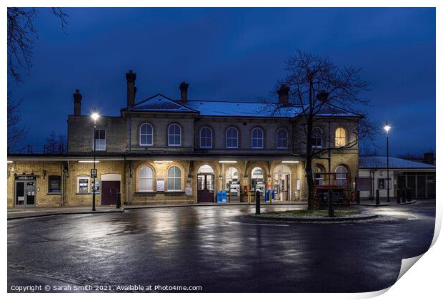 Aldershot Railway Station Print by Sarah Smith