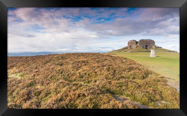 Jubilee Tower Moel Famau Framed Print by Jonathon barnett