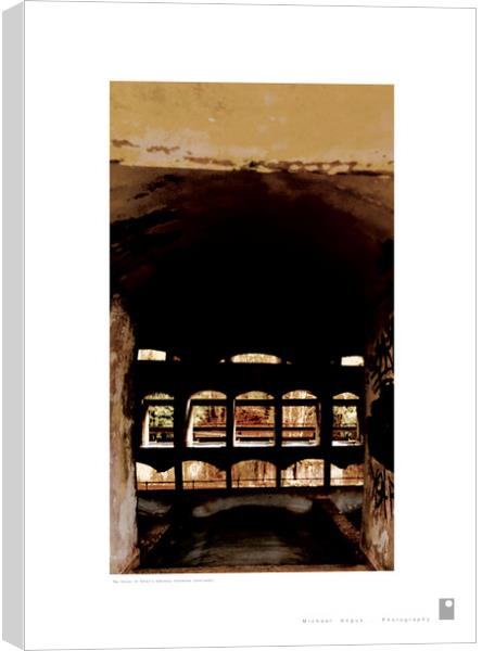 The Cells: St Peter’s Seminary Canvas Print by Michael Angus