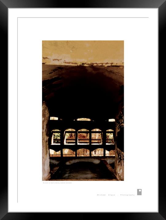 The Cells: St Peter’s Seminary Framed Mounted Print by Michael Angus