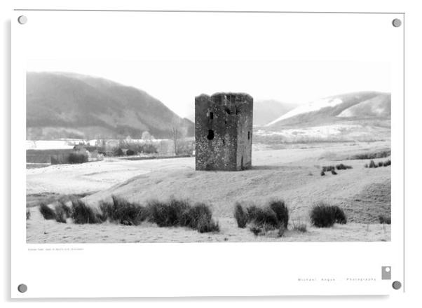 Dryhope Tower (St Marys Loch [Scotland]) Acrylic by Michael Angus