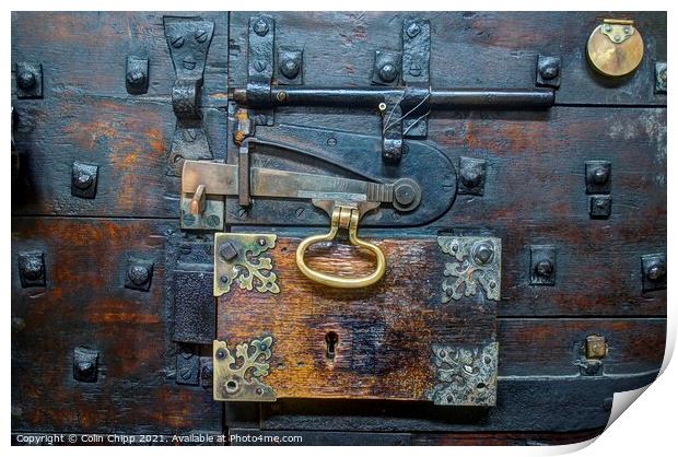 Under lock and key Print by Colin Chipp