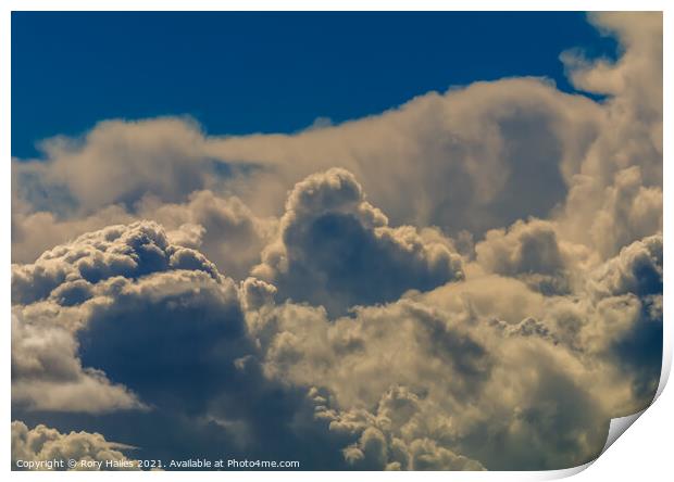 Sky cloud Print by Rory Hailes