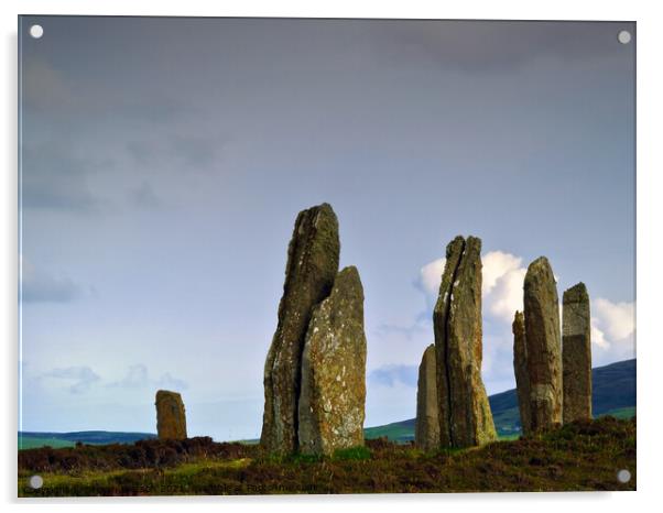 At The Ring of Brodgar Acrylic by Steven Watson