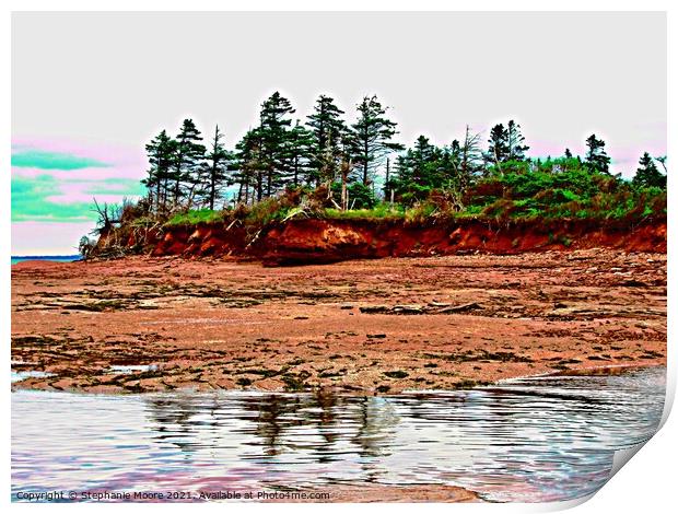 The Tide is Out Print by Stephanie Moore