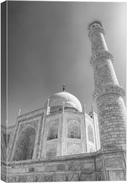 Taj Mahal mausoleum in Agra, Uttar Pradesh, India Canvas Print by Mirko Kuzmanovic