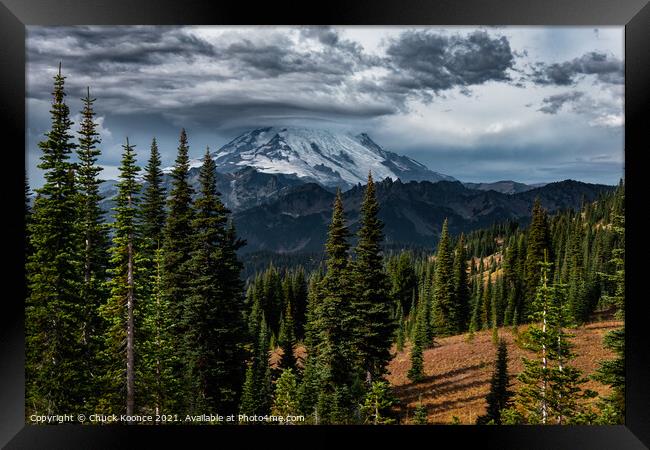 Mount Rainier Framed Print by Chuck Koonce