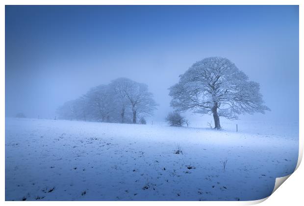A Blue Hour Winter Scene Print by Phil Durkin DPAGB BPE4