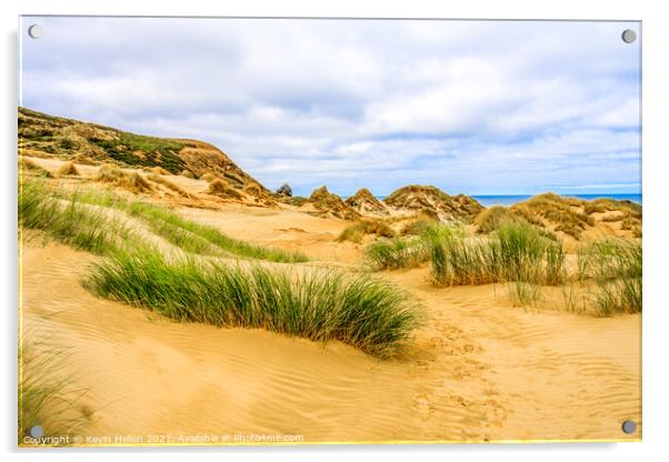 Grassy sand dunes Acrylic by Kevin Hellon