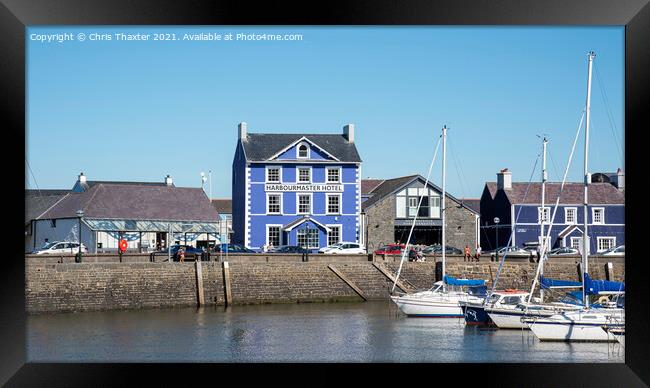 Coastal Charm at Harbourmaster Hotel Framed Print by Chris Thaxter