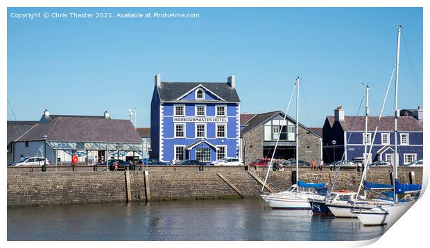 Coastal Charm at Harbourmaster Hotel Print by Chris Thaxter