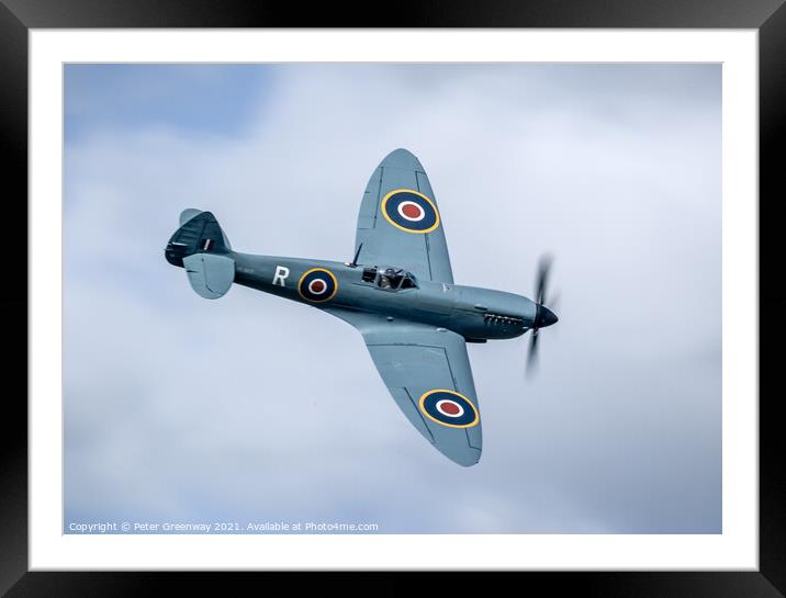 Supermarine Spitfire PR Mk XI  Framed Mounted Print by Peter Greenway