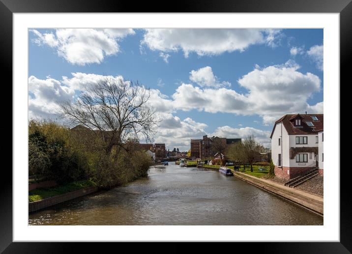 River Avon, Tewkesbury Framed Mounted Print by Wendy Williams CPAGB