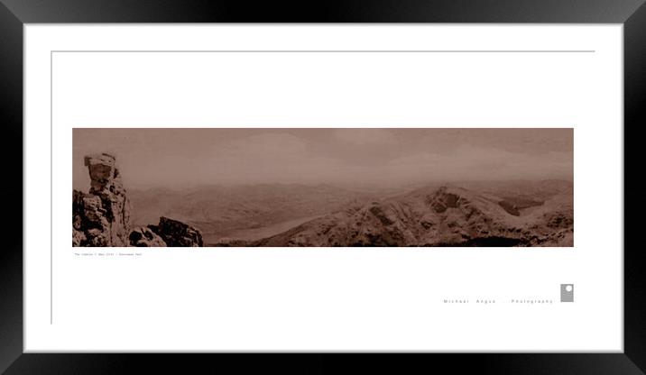 The Cobbler 2 – Panoramas Past Framed Mounted Print by Michael Angus