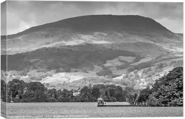 Lake Windermere Cumbria  Canvas Print by Phil Longfoot