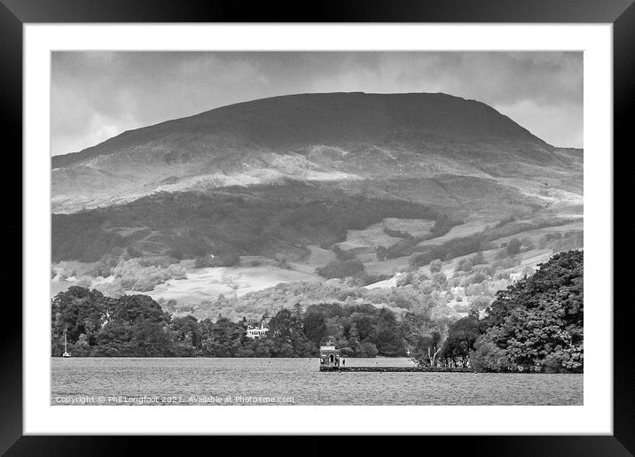 Lake Windermere Cumbria  Framed Mounted Print by Phil Longfoot