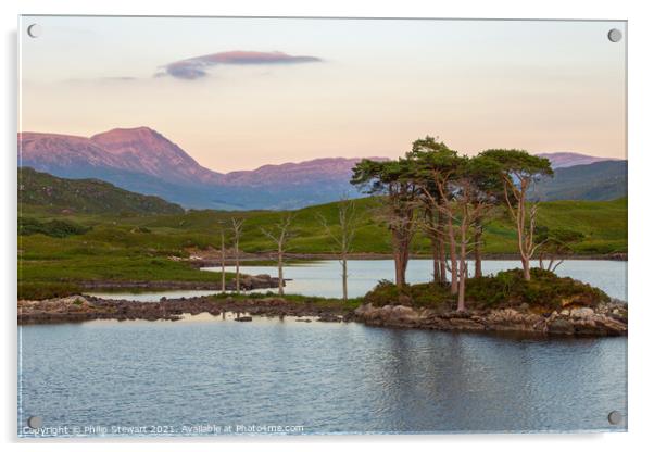 Loch Assynt, Scotland Acrylic by Philip Stewart