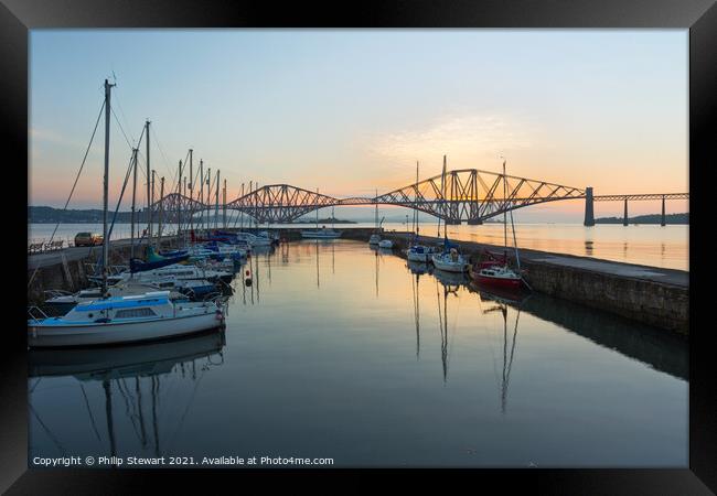 Forth Bridge, South Queensferry Framed Print by Philip Stewart