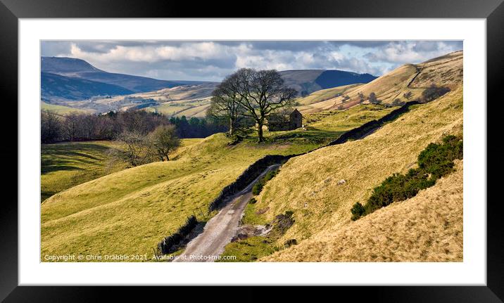 Bell Hagg Barn, the Peak District, England (26) Framed Mounted Print by Chris Drabble
