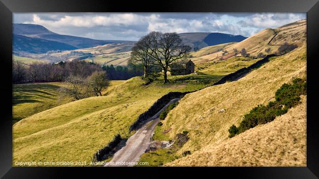 Bell Hagg Barn, the Peak District, England (26) Framed Print by Chris Drabble