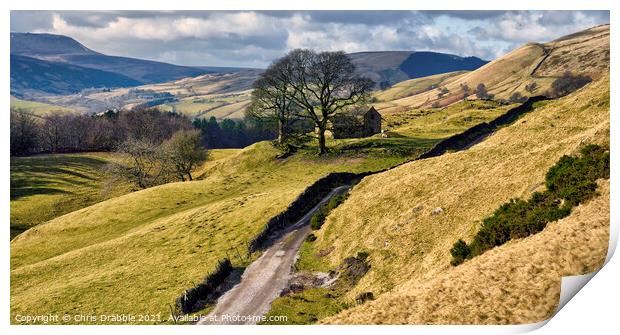 Bell Hagg Barn, the Peak District, England (26) Print by Chris Drabble