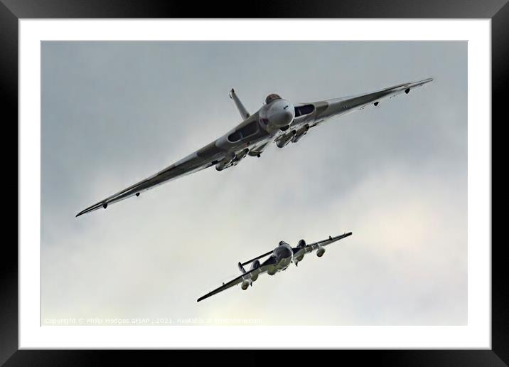 Vulcan and Vixen Framed Mounted Print by Philip Hodges aFIAP ,