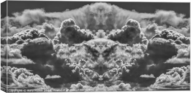 Cloud mirror Canvas Print by Rory Hailes