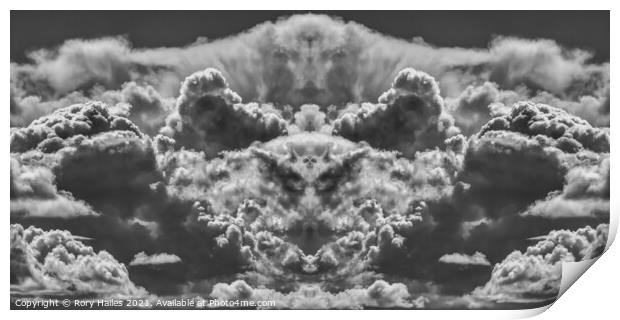 Cloud mirror Print by Rory Hailes