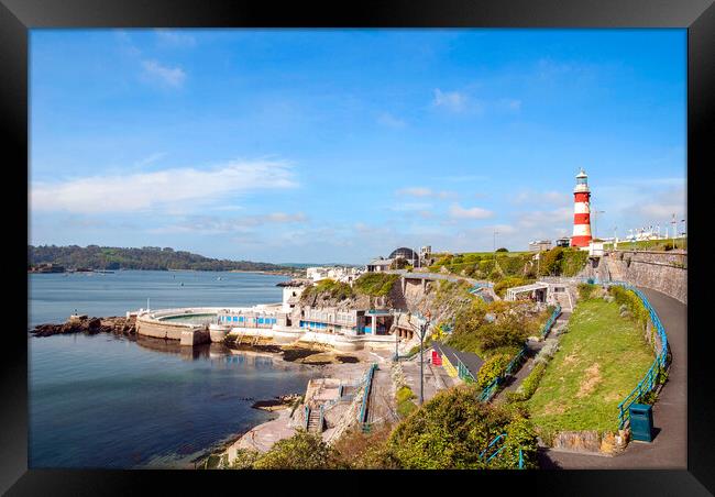 plymouth seafront Framed Print by Kevin Britland