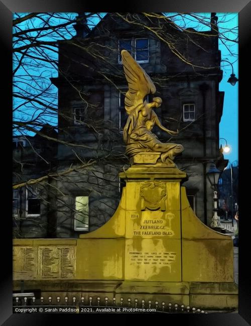 Stalybridge war memorial Framed Print by Sarah Paddison