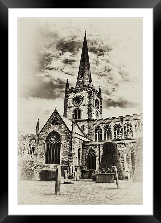 Holy Trinity Church Framed Mounted Print by Anthony Michael 