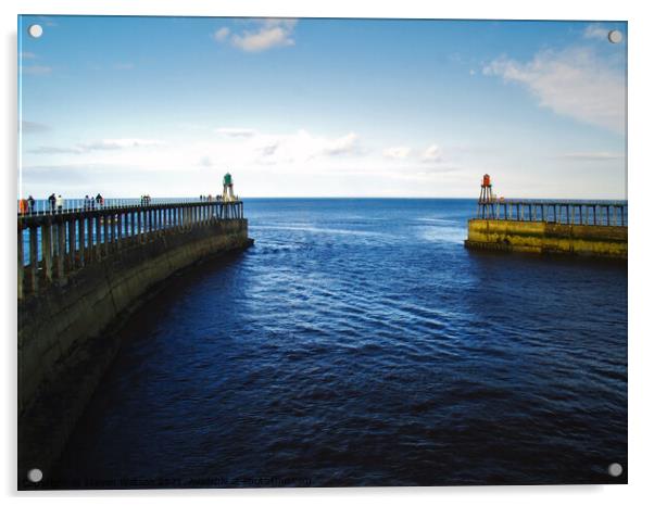 North Sea Acrylic by Steven Watson