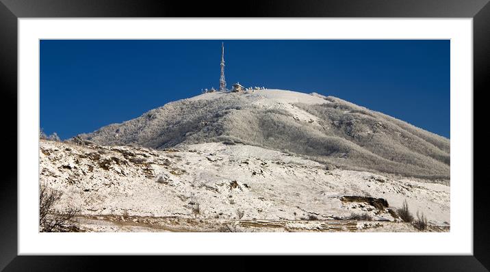 The legendary mountain Mashuk. Framed Mounted Print by Mikhail Pogosov
