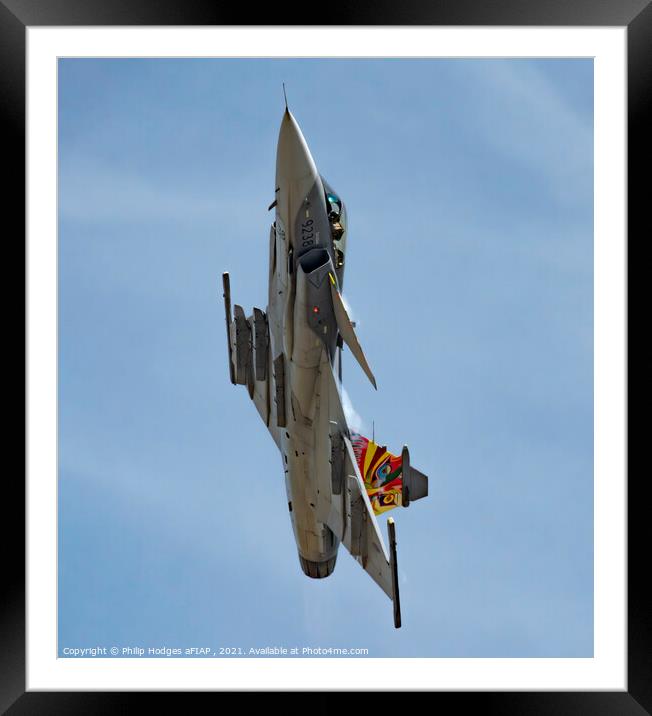 Saab Jas 39-C Grippen 9238 Framed Mounted Print by Philip Hodges aFIAP ,