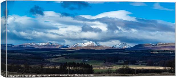 Stuc a chrion   Canvas Print by Graham Mathieson