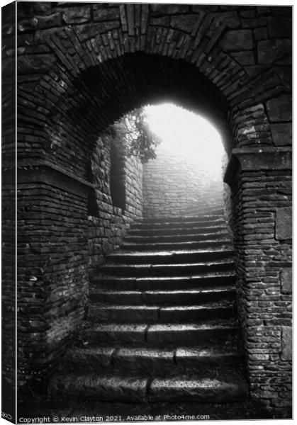 Stairway to Heaven Canvas Print by Kevin Clayton