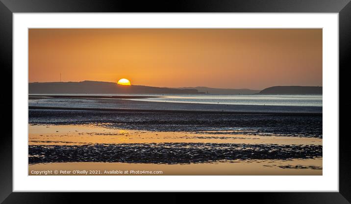 Day's End Framed Mounted Print by Peter O'Reilly