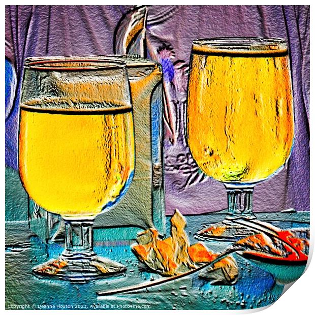 Cheers to the Island Print by Deanne Flouton