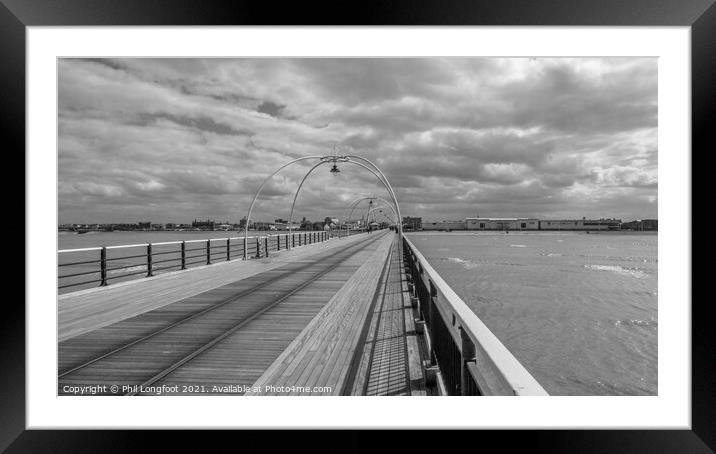 Southport Pier   Framed Mounted Print by Phil Longfoot