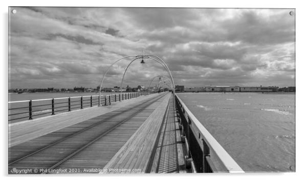 Southport Pier   Acrylic by Phil Longfoot