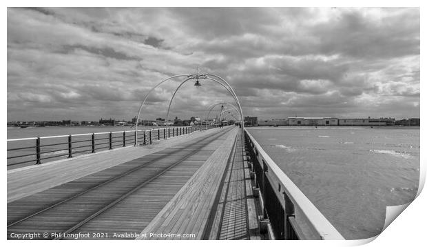 Southport Pier   Print by Phil Longfoot
