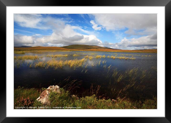 Near Strath More, Sutherland, North West Highlands, Scotland Framed Mounted Print by Geraint Tellem ARPS