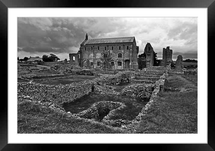 St Marys Priory Framed Mounted Print by Bel Menpes