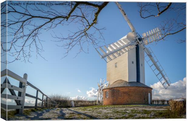 Aythorpe Roding Mill Canvas Print by Martin Yiannoullou
