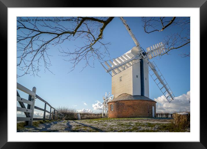 Aythorpe Roding Mill Framed Mounted Print by Martin Yiannoullou